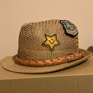 Small kid’s size straw fedora
